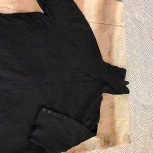 Turtleneck short sleeve suit sweater